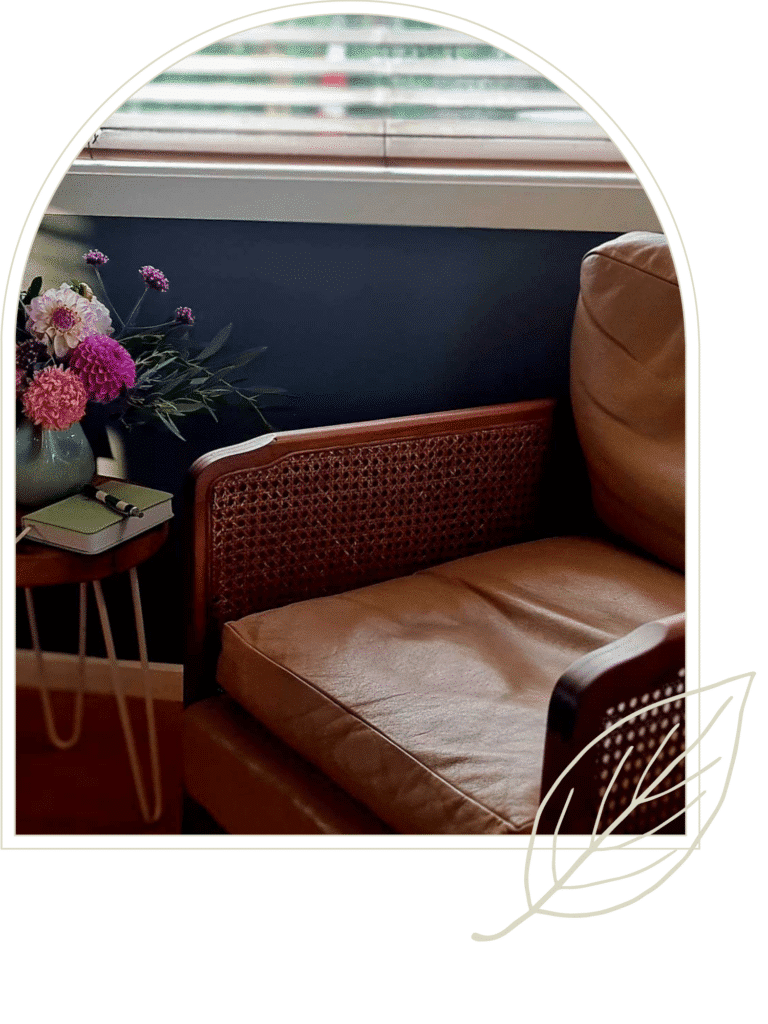 Chair and flowers in Supervision space